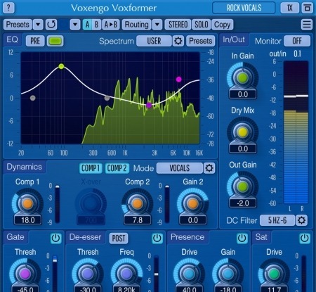 Voxengo Voxformer Multi-Effect Vocal Plugin v2.21 WiN